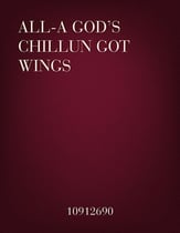 All-A God's Chillun Got Wings Orchestra sheet music cover